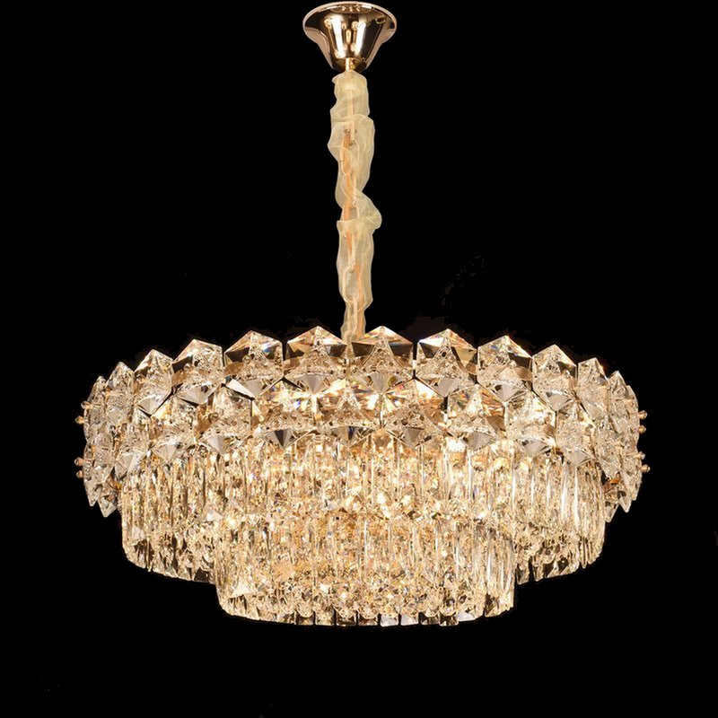 Grand Crown Crystal Chandelier